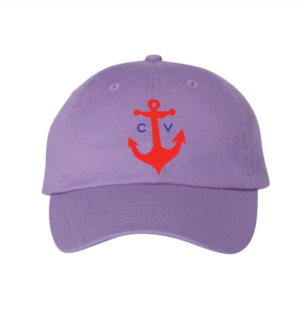 NEW CLARE V. unisex anchor baseball hat in lilac